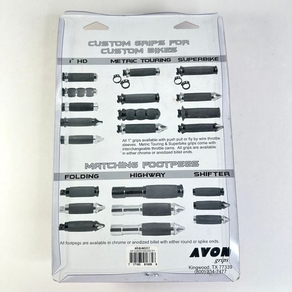 Avon Motorcycle Grips Air Cushioned Air 90 Ano Fly - Picture 3 of 3